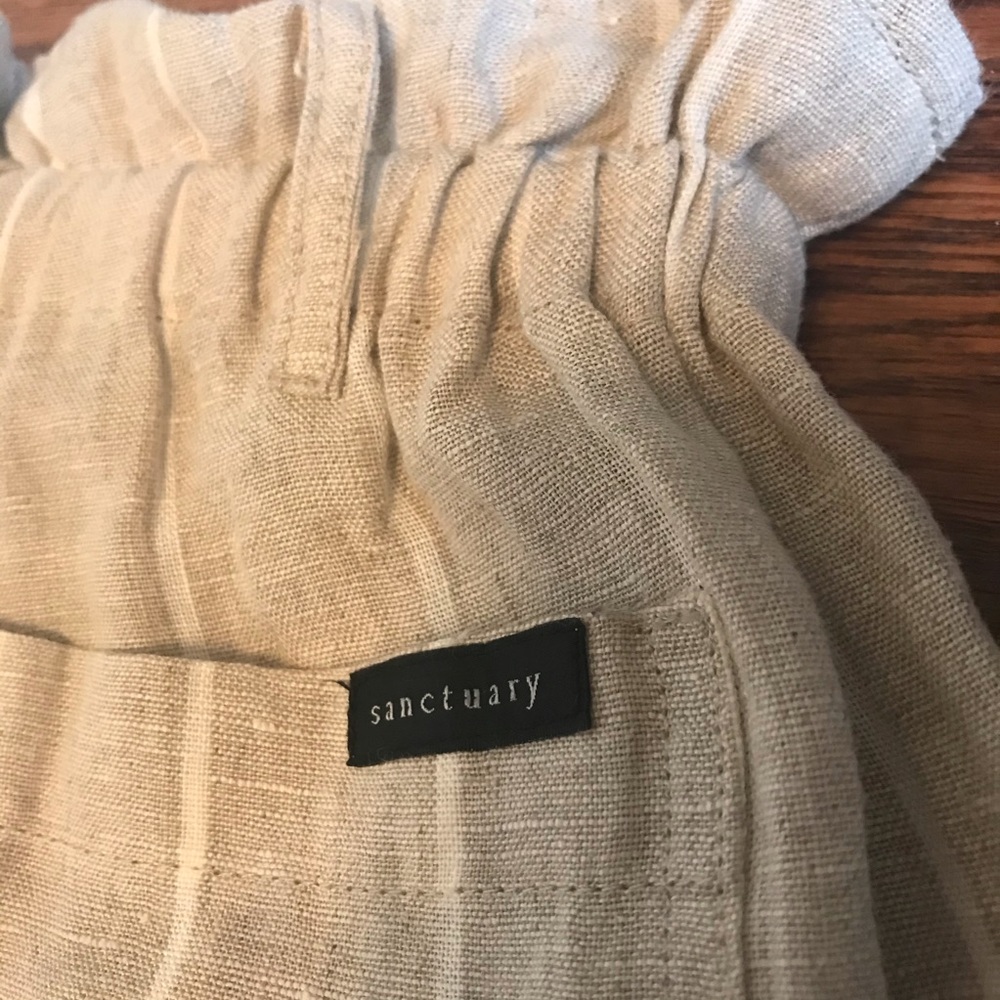 NWT Anthropologie Sanctuary Ava Linen Shorts - Picture 7 of 9